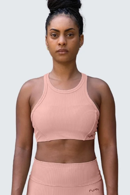 W SunRib Fit RacerBack Bra - Coral Light Practical Women's Multi -  Practical Women's Multi - 