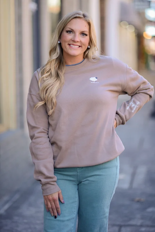 He Leaves The 99 {Crewneck Fleece} Athletic Women's 