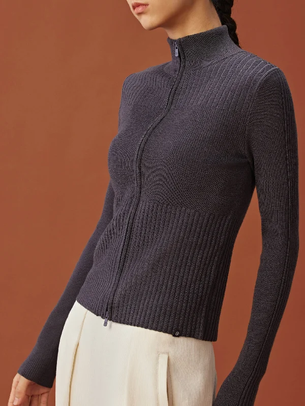 NEIWAI ACTIVE X NYCB Ribbed Zip Cardigan Contemporary  Contemporary 