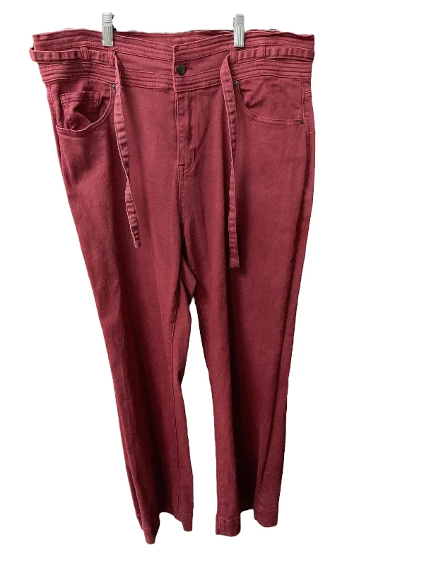 Jeans Straight By Clothes Mentor In Red, Size: 12 Elegant Women's Formal 