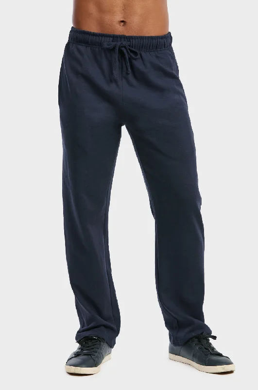 ET TU MEN'S LIGHTWEIGHT FLEECE SWEATPANTS (SP1020E_NAVY) Cashmere Cashmere