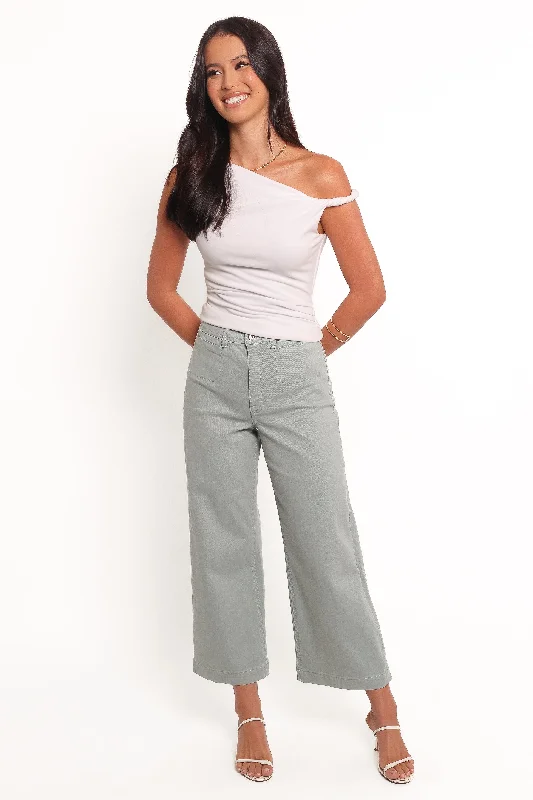 Gemma Cropped Wide Leg Jean - Zuma Hip Women's Retro