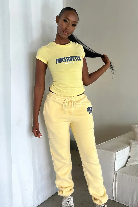 Series 5 Sweatpants - Yellow Edgy Women's Punk