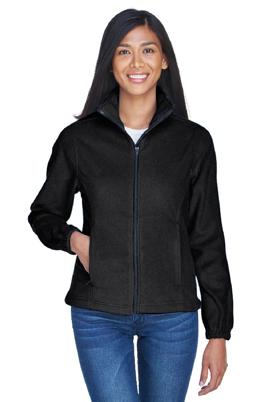 UltraClub Womens Iceberg Pill Resistant Fleece Full Zip Jacket - Black Sophisticated Women's Tailored UltraClub Womens Iceberg Pill Resistant Fleece Full Zip Jacket - Black Sophisticated Women's Tailored