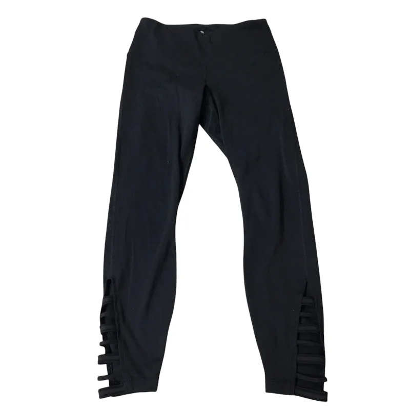 Athletic Leggings By Yogalicious In Black, Size: M Compression
