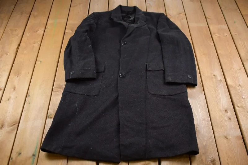 Vintage 1990s 100% Wool Full Length Jacket Australian Beach