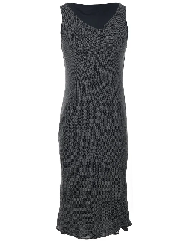 Checked Dress - M Dapper Women's 1920S