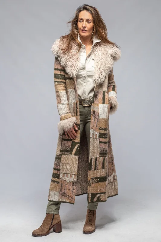 Picacho Navajo Knit Coat Refined Women's Hand - crafted Refined Women's Hand - crafted