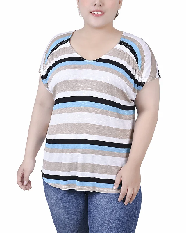 Turquoise Multi Stripe