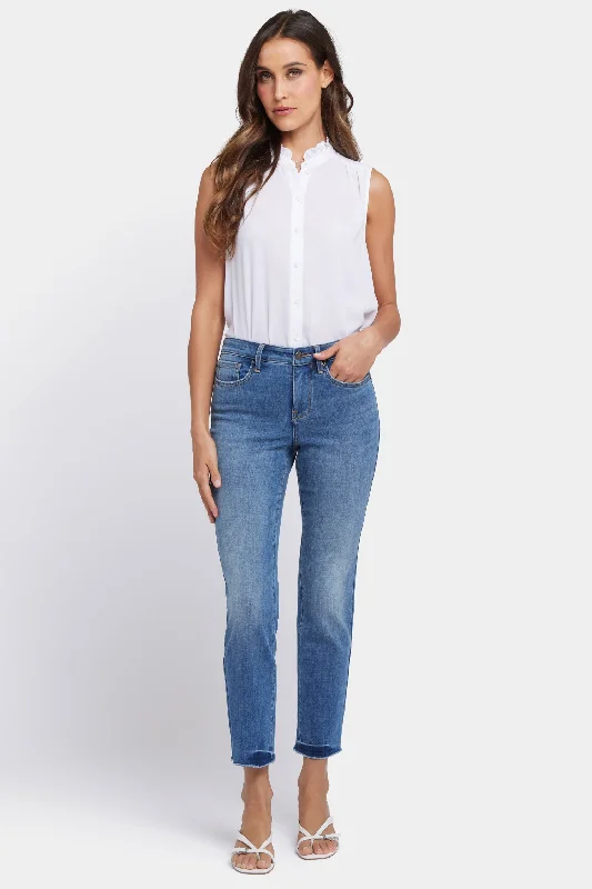Sheri Slim Ankle Jeans - Bilbao Crest Refined Women's Velvet