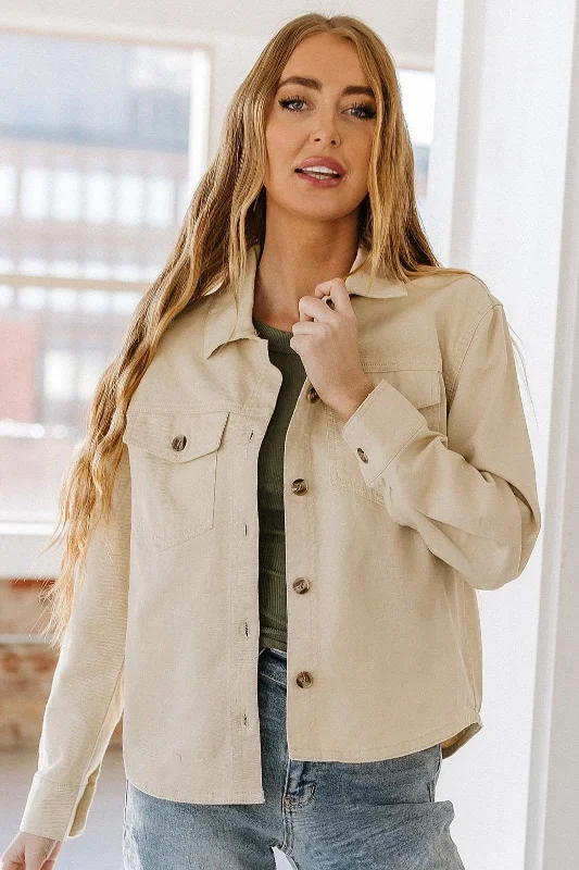 Langston Denim Shacket Gym