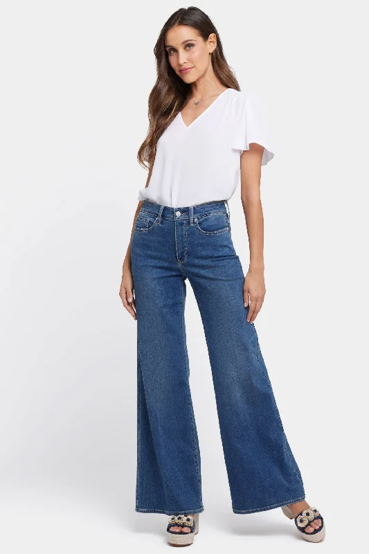 Mia Palazzo Jeans - Valencia Surf Casual Women's Loose - fitting