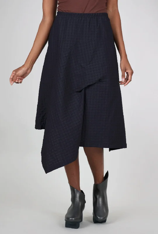 Nova Skirt, Navy Sustainable Organic