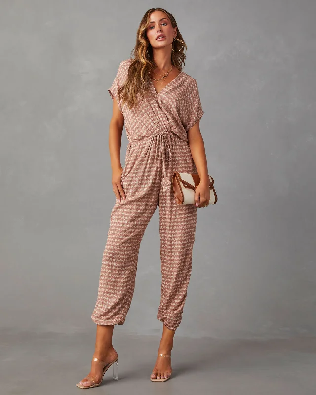 Colfax Printed Pocketed Jumpsuit Stylish Women's Neon