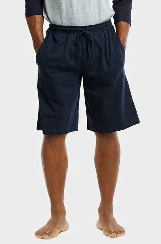 COTTONBELL MEN'S KNITTED PAJAMA SHORTS (MPS200C_NAVY) Relaxed Women's Relaxed Women's COTTONBELL MEN'S KNITTED PAJAMA SHORTS (MPS200C_NAVY) Relaxed Women's Relaxed Women's