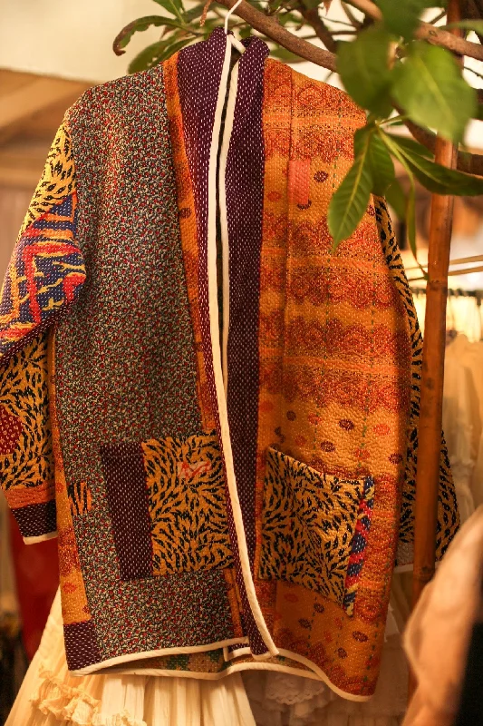 KANTHA COAT YURI Bold Women's Statement