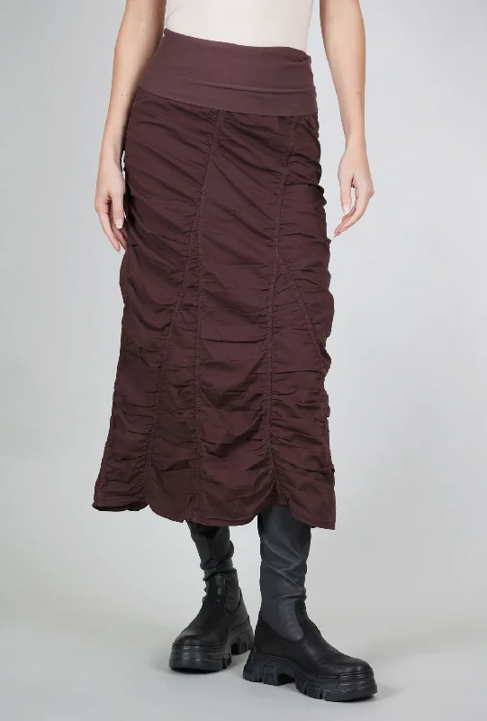 Gored Peasant Skirt, Sasparilla Minimalist Women's Casual