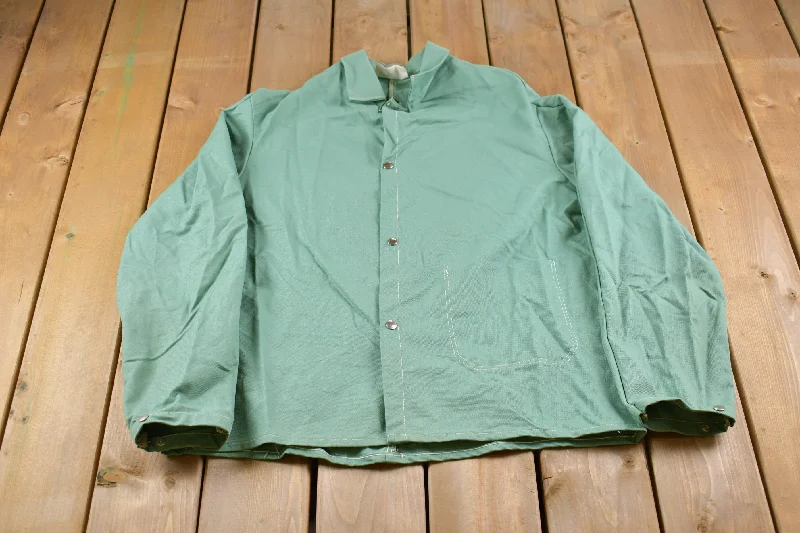 Vintage 1980s Canvas Workwear Jacket Scandinavian