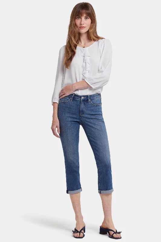 Chloe Skinny Capri Jeans - Costa Brava Monochromatic All - in - one
