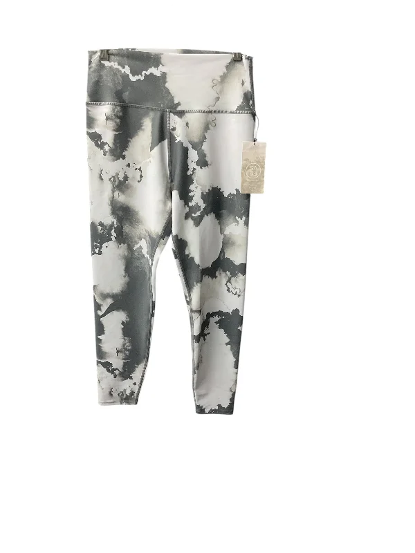 Athletic Leggings Capris By Sage In Grey, Size: L Casual Women's Japanese 