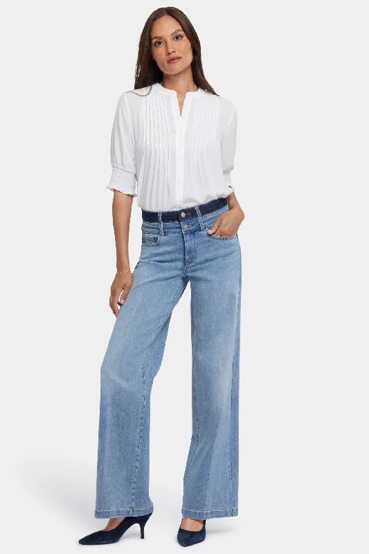 Teresa Wide Leg Jeans - Santiago Sea Sophisticated Women's 
