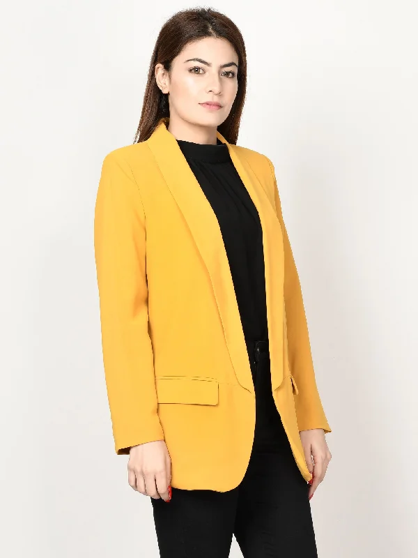 Basic Coat -Yellow Rugged Women's Outdoor  Rugged Women's Outdoor 