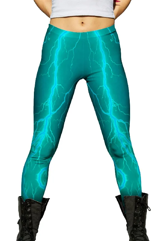 Lightning Storm Blue Turqouise Bold Women's Animal Print Bold Women's Animal Print