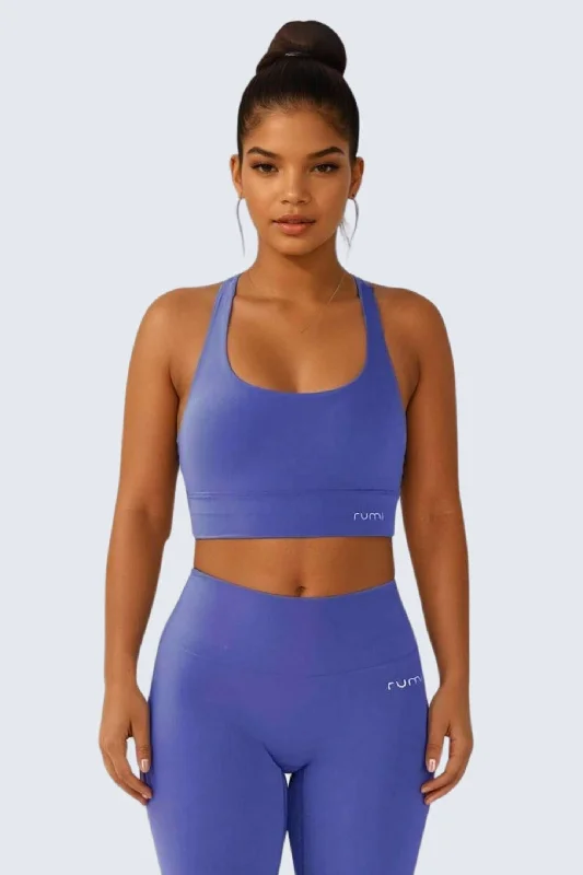 W SunSoft Stringy Crop Top Bra - Cobalt Sporty Women's Tennis Sporty Women's Tennis