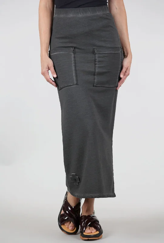 Pen Skirt, Asphalt Classic Women's Tweed