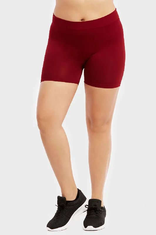 SOFRA LADIES POLYESTER 12" LEGGINGS PLUS SIZE (EX903X) Practical Women's Multi - 