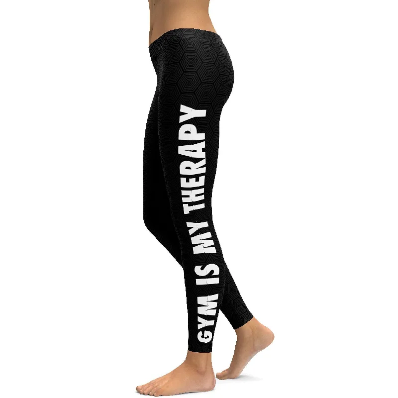 Gym is my therapy Leggings Contemporary 
