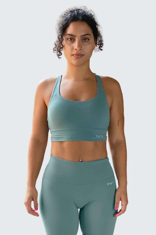 W SunSoft Stringy Crop Top Bra - Teal Light Earthy Women's Hemp - based Earthy Women's Hemp - based W SunSoft Stringy Crop Top Bra - Teal Light Earthy Women's Hemp - based Earthy Women's Hemp - based