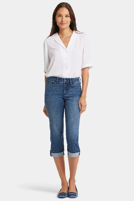 Marilyn Straight Crop Jeans - Blue Ridge purpose