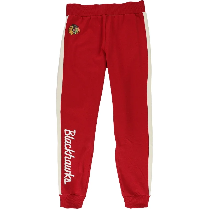 Touch Womens Chicago Blackhawks Athletic Jogger Pants, Red, Medium Cashmere