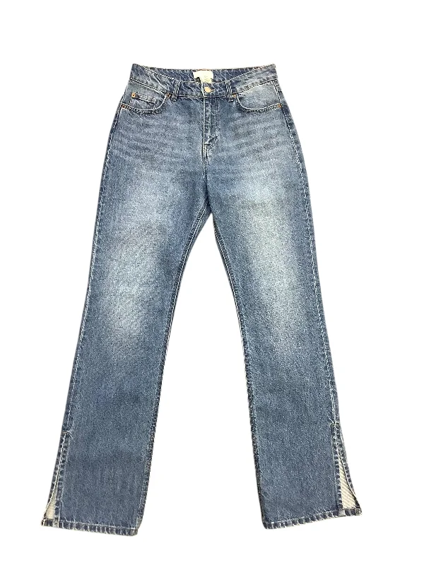 Jeans Straight By H&m In Blue, Size: 6 Dapper Women's Bow - adorned