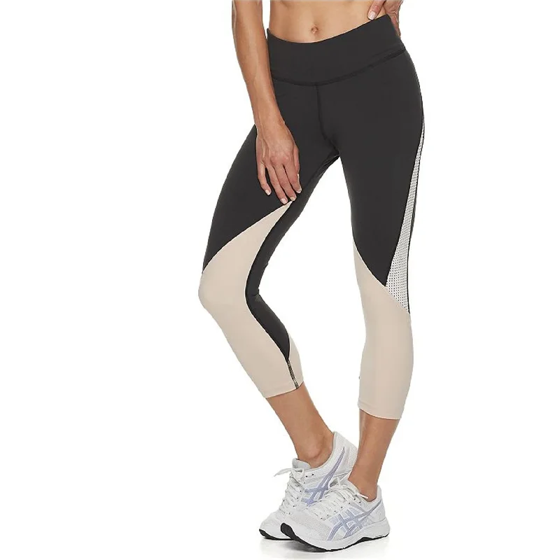 Reebok Womens Lux Compression Athletic Pants, Multicoloured, X-Large Sleek Women's 
