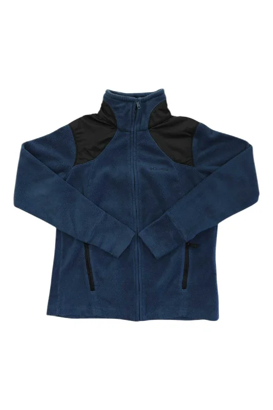 Womens Shoulder Panel Full-Zip Fleece Bold Women's Animal Print