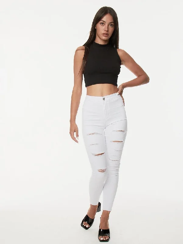 Jeans slim destroy Sophisticated Women's Tailored Sophisticated Women's Tailored