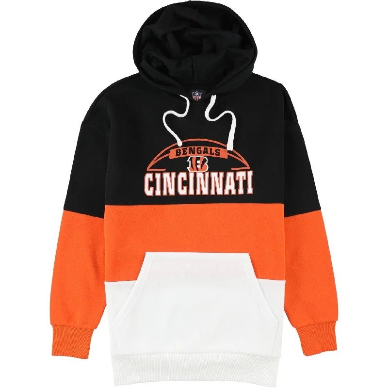 G-III Sports Womens Cincinnati Bengals Hoodie Sweatshirt, Multicoloured, Medium Trendy Women's Oversized