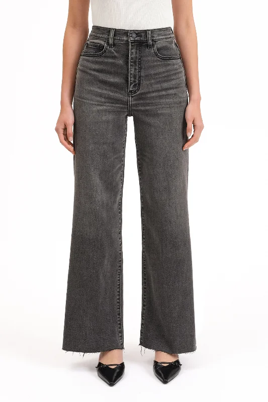 Far Out Wide Leg Jean - Milky Way Cool Women's Distressed