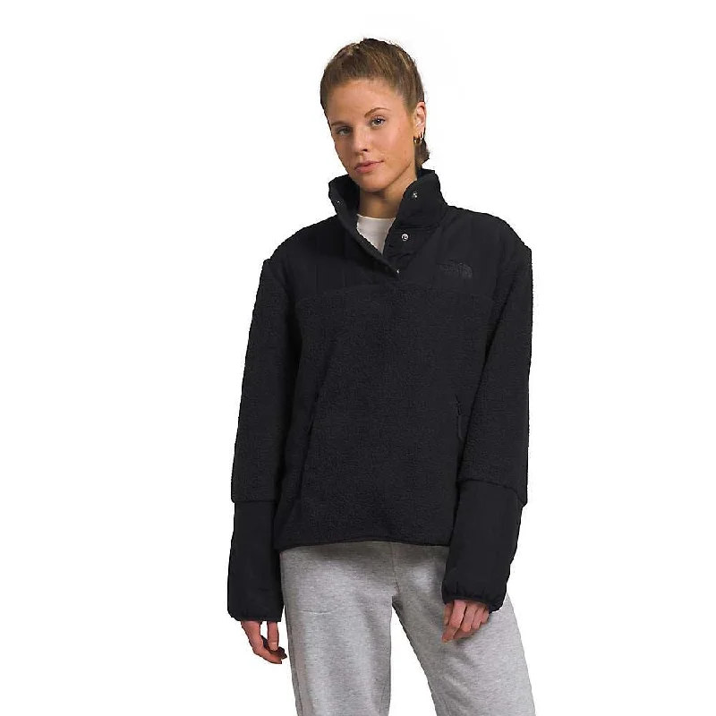 The North Face Womens Cragmont Fleece 1/4 Snap Top Classic Women's Tweed