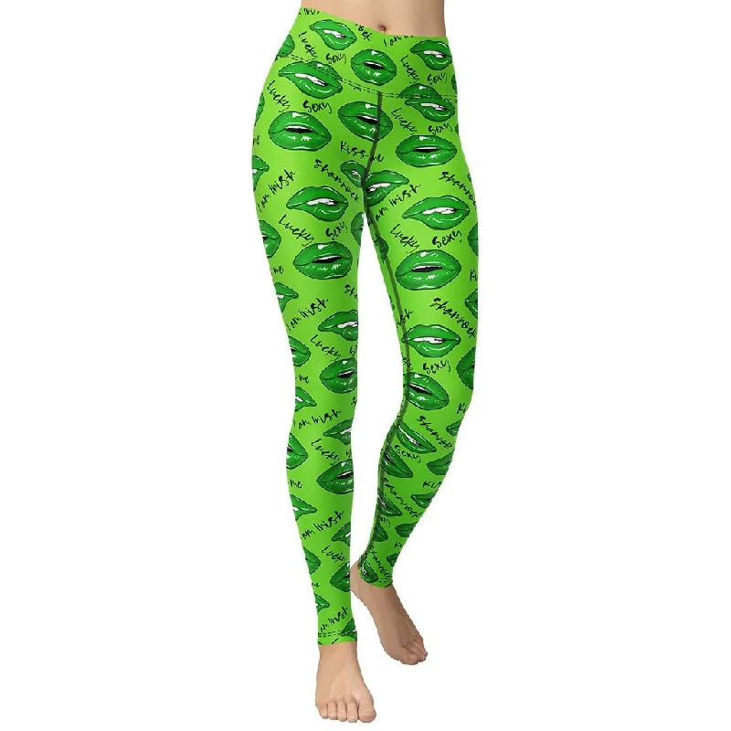 Lucky Irish Yoga Leggings Contemporary 