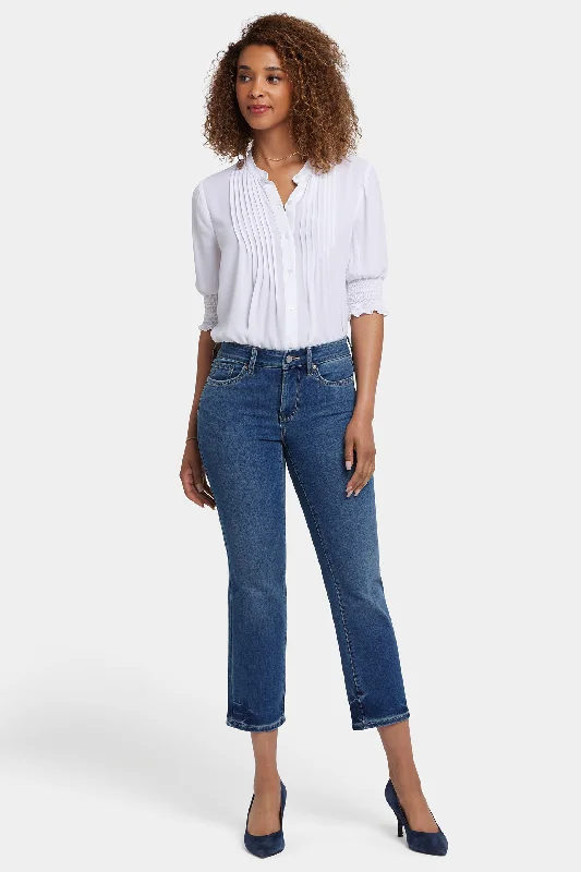 Marilyn Straight Ankle Jeans - Dali River Vintage Women's 1970S 