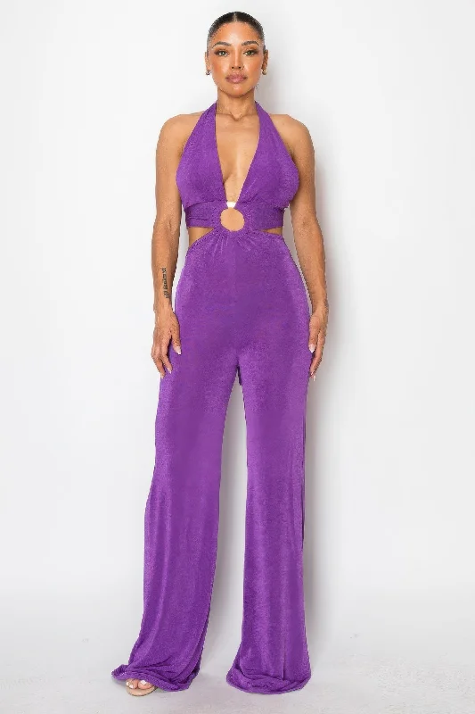 Olid Slinky Wide Legs Jumpsuit Dynamic Women's High - energy