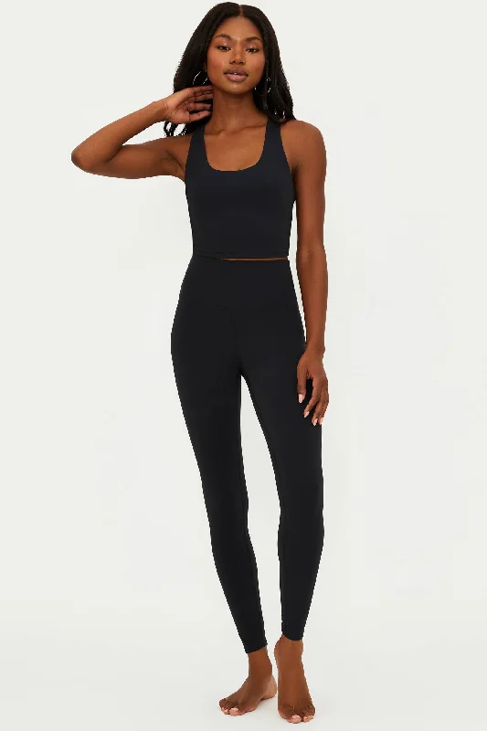 Piper Legging Black Matte Elegant Women's 