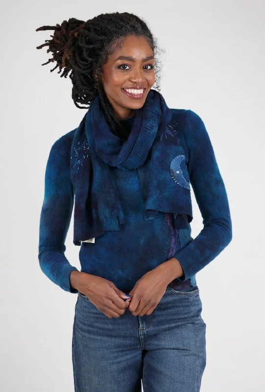 Raw Coil Cashmere Scarf, Explorer/Midnight garde garde
