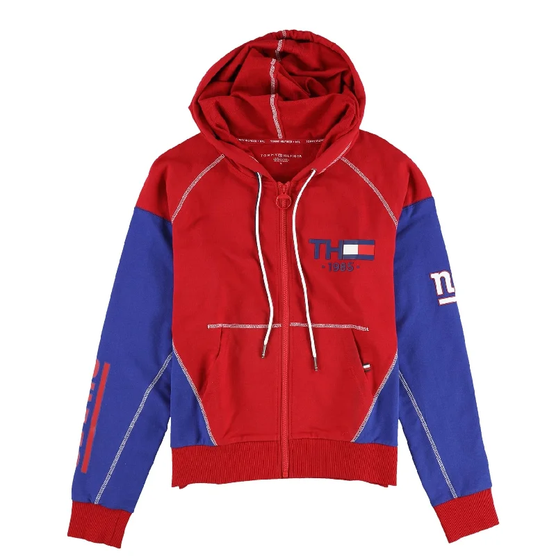 Tommy Hilfiger Womens TH 1985 New York Giants Track Jacket Sweatshirt, Multicoloured, Small Confident Women's High - fashion Confident Women's High - fashion Tommy Hilfiger Womens TH 1985 New York Giants Track Jacket Sweatshirt, Multicoloured, Small Confident Women's High - fashion Confident Women's High - fashion