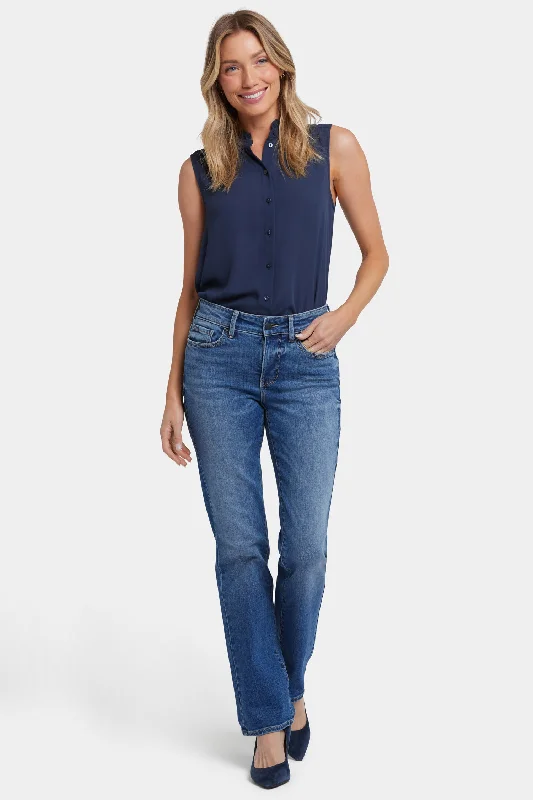 Marilyn Straight Jeans - Picasso Lake Sporty Women's Athleisure 