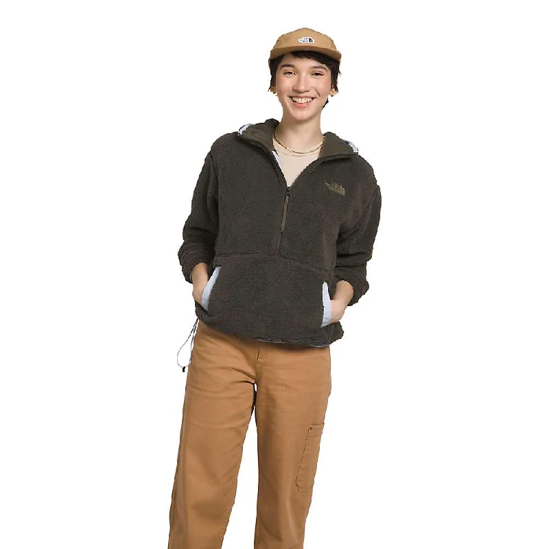 The North Face Women's Campshire Fleece Hoodie Dapper Women's Bow - adorned