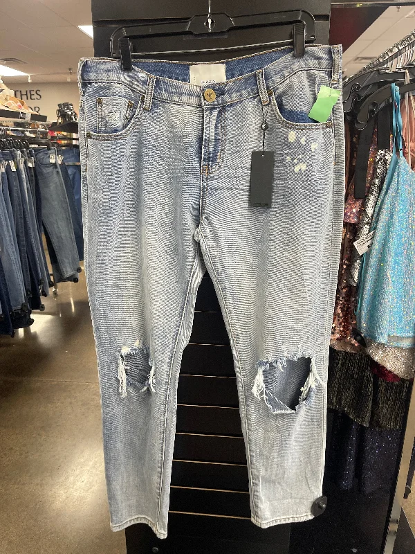 Jeans Straight By Cma In Blue Denim, Size: 10 Dynamic Women's Moto Dynamic Women's Moto